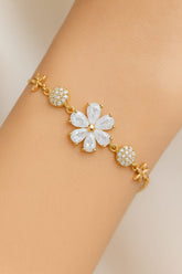 Zircon Bracelet-63 (White)